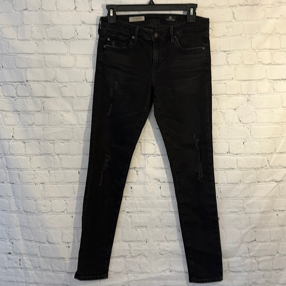 AG Adriano Goldschmied black denim jeans